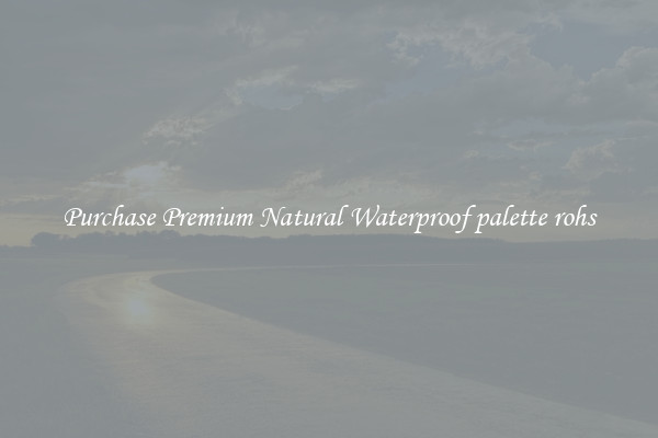 Purchase Premium Natural Waterproof palette rohs