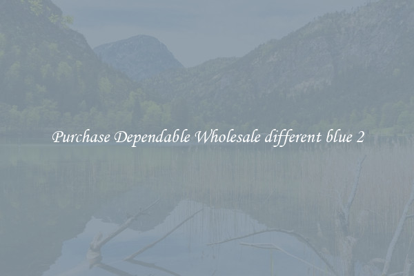 Purchase Dependable Wholesale different blue 2