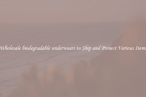 Wholesale biodegradable underwears to Ship and Protect Various Items