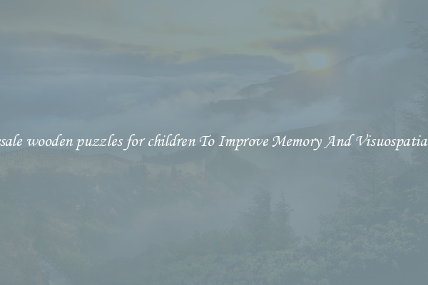 Wholesale wooden puzzles for children To Improve Memory And Visuospatial Skills